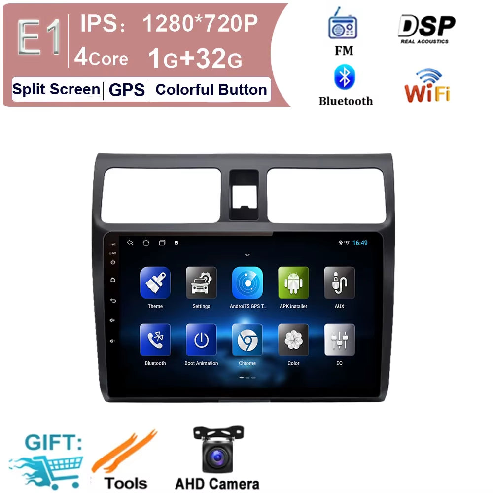Android OS for Suzuki Swift 2003 2005 2006 2007 - 2010 Car Video Multimedia Player Autoradio DSP Stereo GPS Navigation Bluetooth
