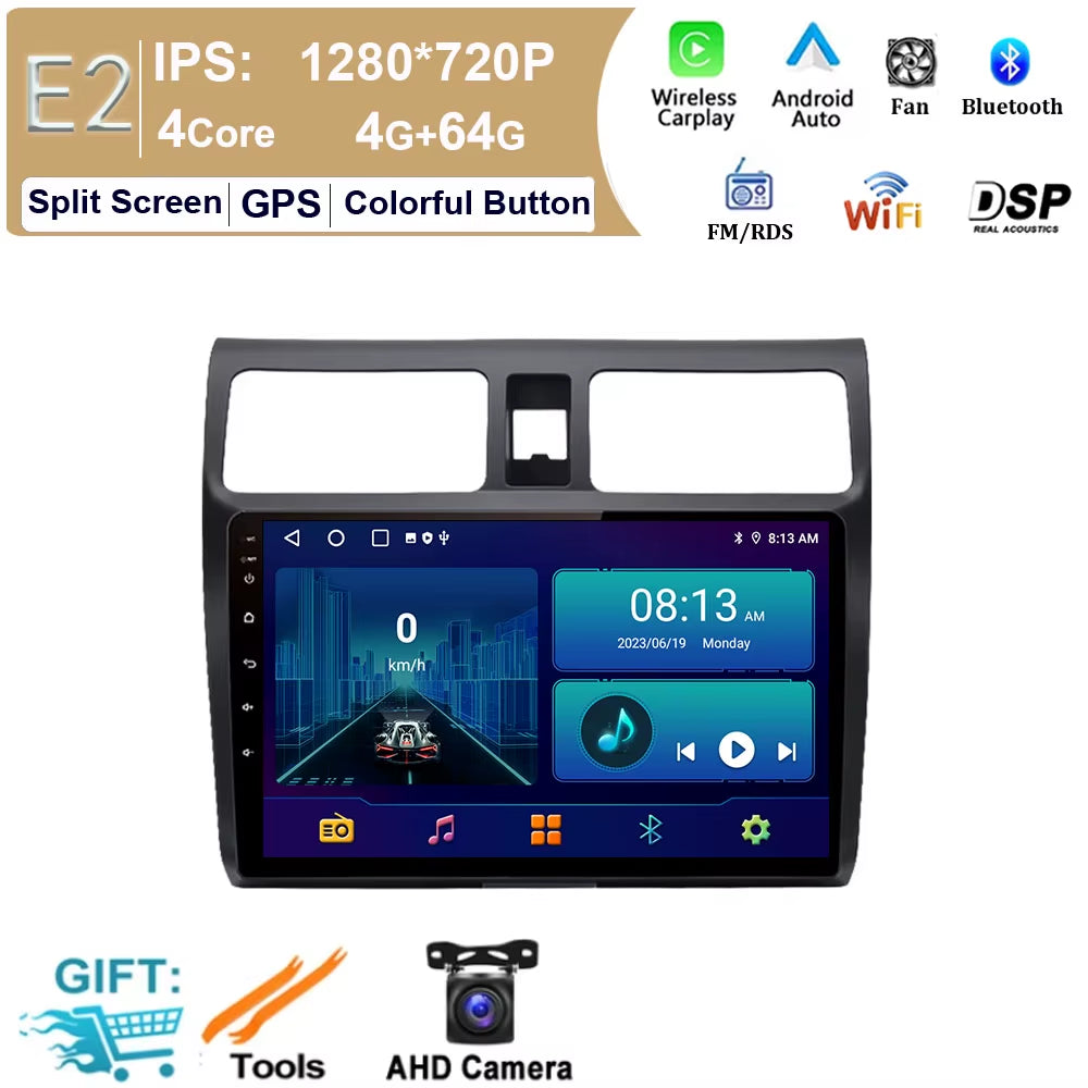 Android OS for Suzuki Swift 2003 2005 2006 2007 - 2010 Car Video Multimedia Player Autoradio DSP Stereo GPS Navigation Bluetooth
