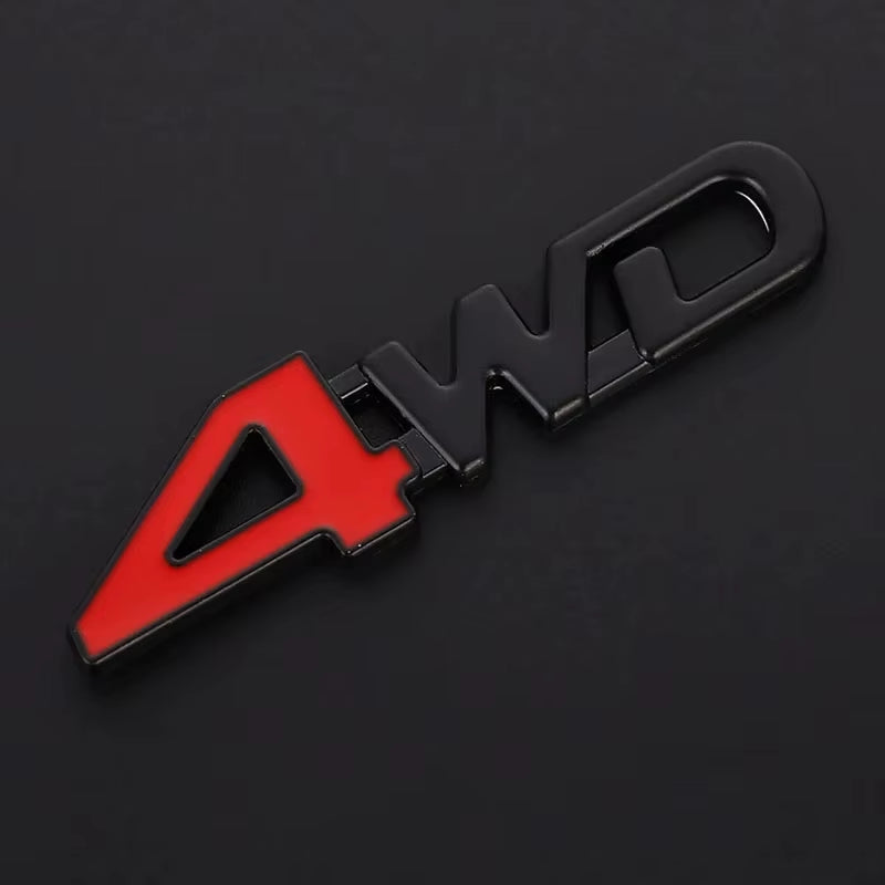 2024 1X 4WD Metal Sticker 3D Chrome Emblem Badge Decal Car Styling for Ford Everest Ranger 2015-2019 at Parts Gas Brake Pedal Pr