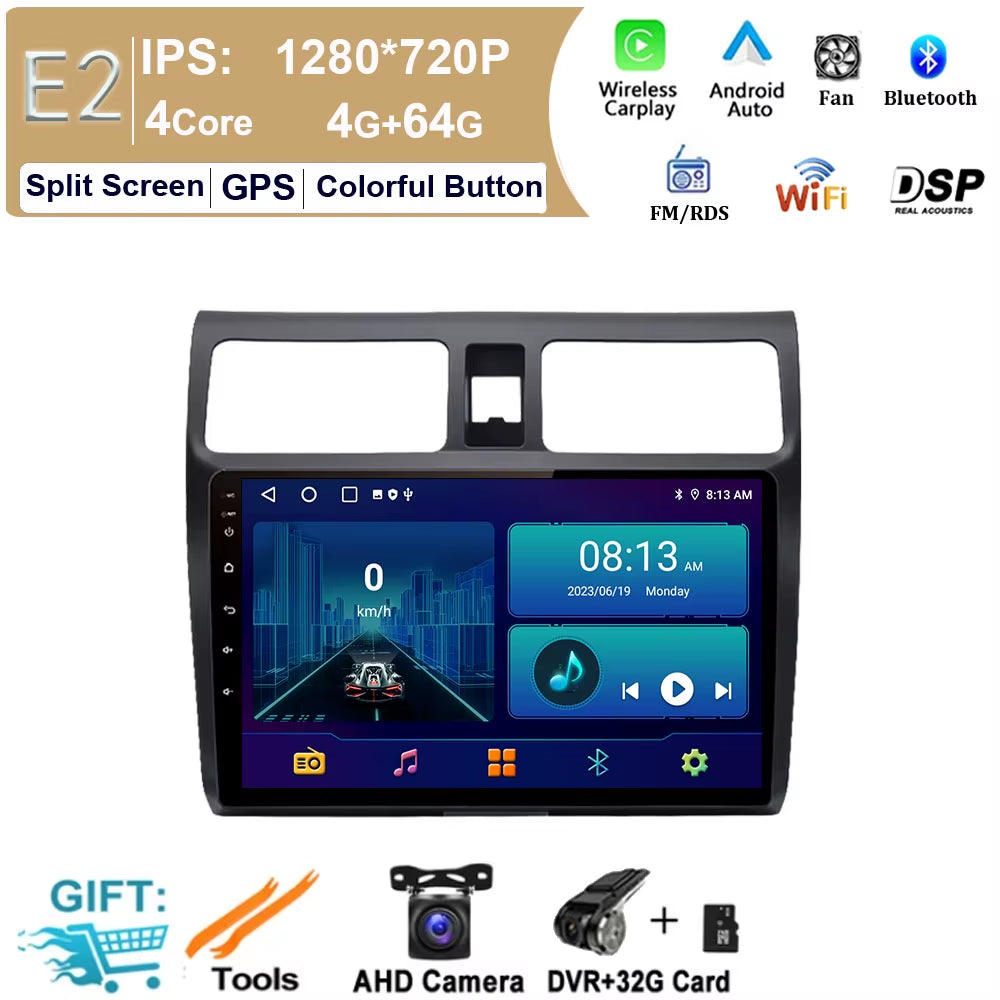 Android OS for Suzuki Swift 2003 2005 2006 2007 - 2010 Car Video Multimedia Player Autoradio DSP Stereo GPS Navigation Bluetooth