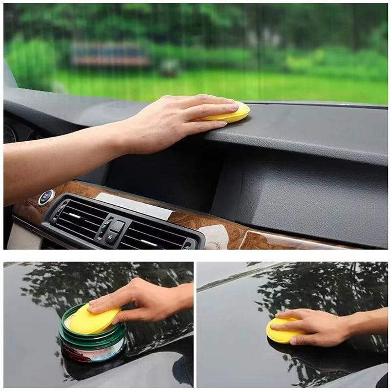 10X1.5Cm Car Detailing Waxing Polish Sponges Foam Applicator Curing and Polishing Sponge Car Detailing Cleaning Wash Maintenance