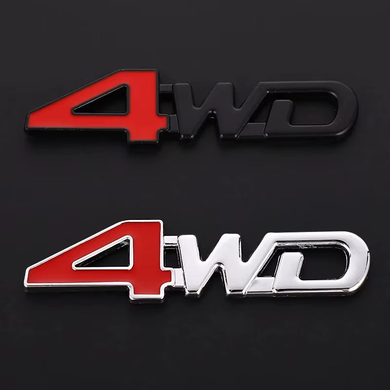 2024 1X 4WD Metal Sticker 3D Chrome Emblem Badge Decal Car Styling for Ford Everest Ranger 2015-2019 at Parts Gas Brake Pedal Pr