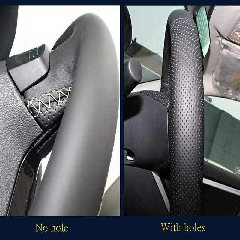 Car Steering Wheel Cover Artificial Leather for Suzuki SX4 Alto Old Swift Opel Agila Steering-Wheel Cover Wrap Car Accessories