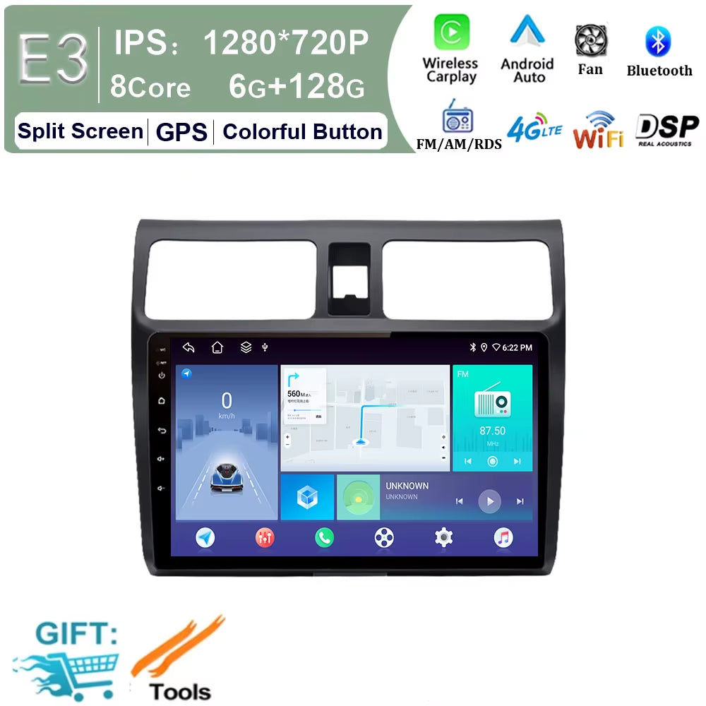 Android OS for Suzuki Swift 2003 2005 2006 2007 - 2010 Car Video Multimedia Player Autoradio DSP Stereo GPS Navigation Bluetooth