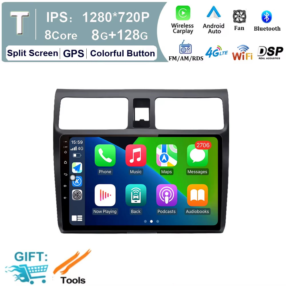 Android OS for Suzuki Swift 2003 2005 2006 2007 - 2010 Car Video Multimedia Player Autoradio DSP Stereo GPS Navigation Bluetooth