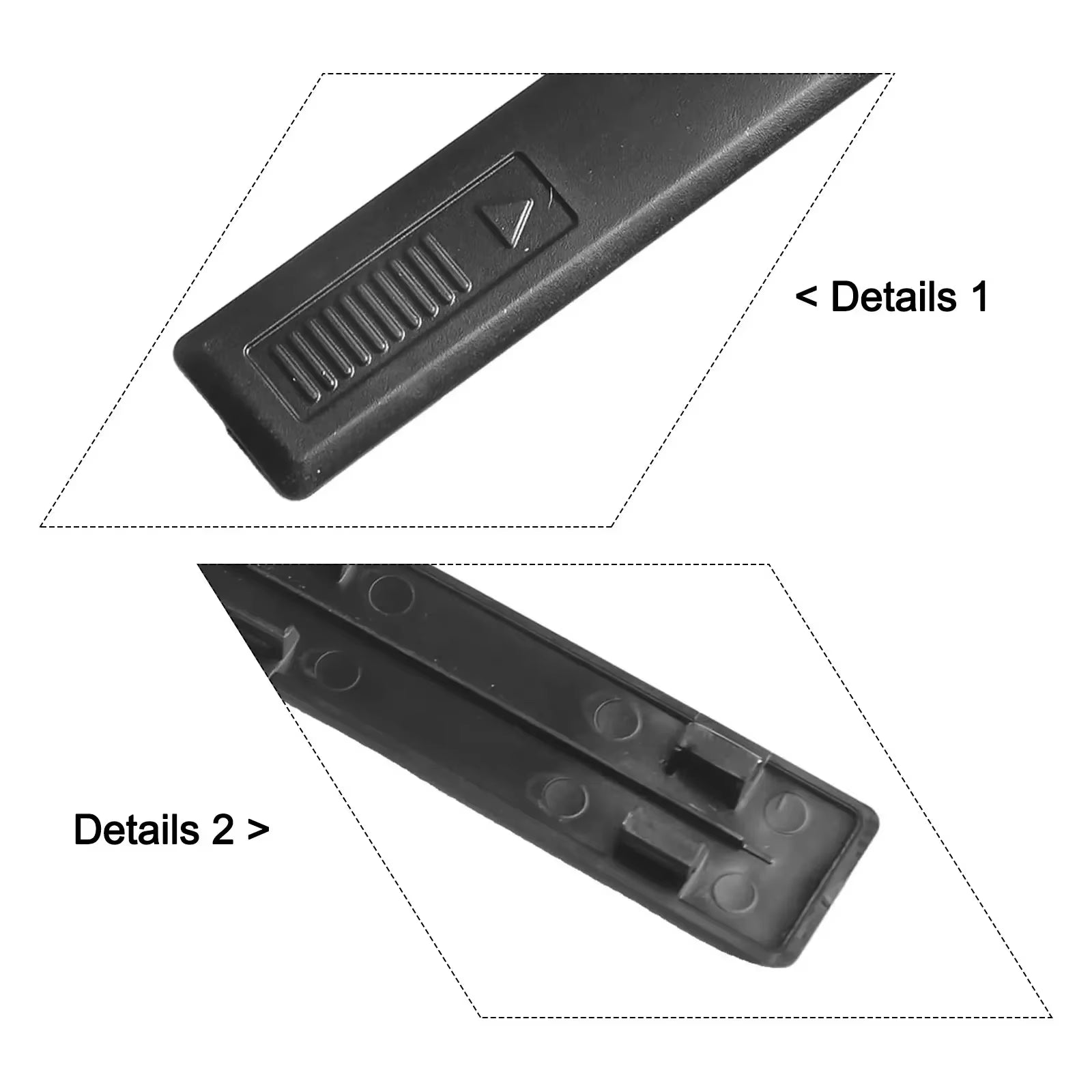 2PCS Car Roof Rail Clip Cover for SUZUKI SWIFT 2010 Onwards Abs Black Roof Rack Bars Boxes Clip Cover Car Exterior Parts