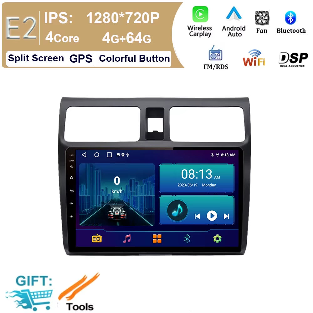 Android OS for Suzuki Swift 2003 2005 2006 2007 - 2010 Car Video Multimedia Player Autoradio DSP Stereo GPS Navigation Bluetooth