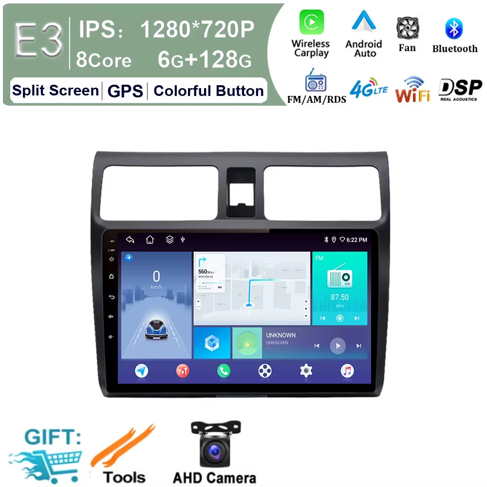 Android OS for Suzuki Swift 2003 2005 2006 2007 - 2010 Car Video Multimedia Player Autoradio DSP Stereo GPS Navigation Bluetooth