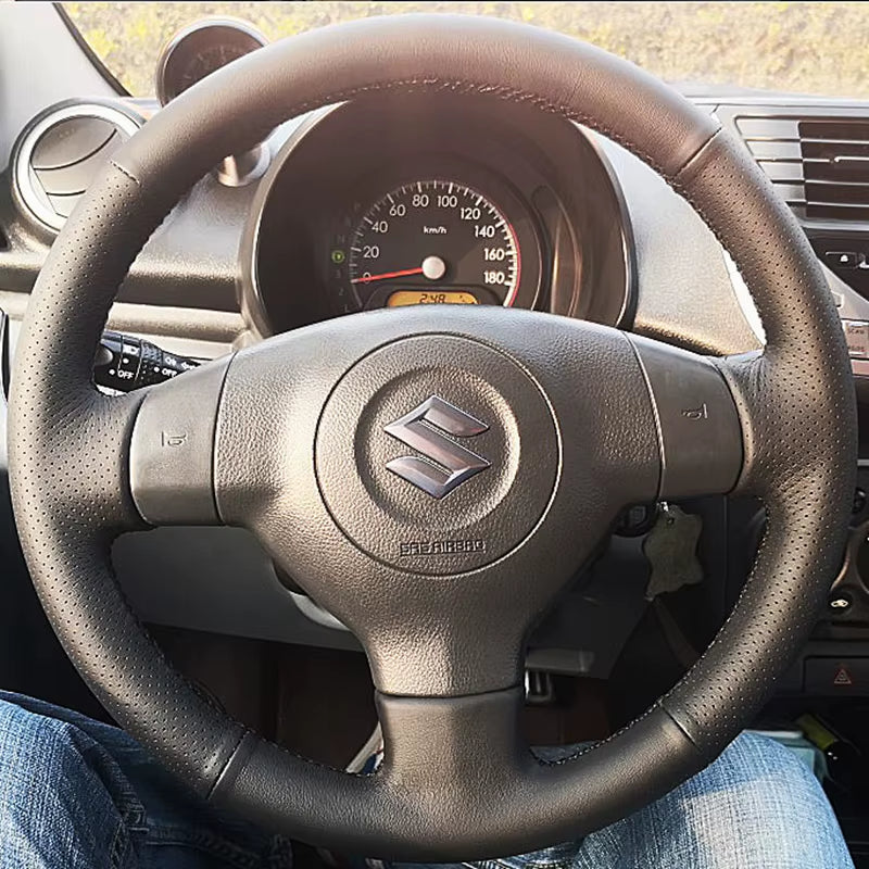 Car Steering Wheel Cover Artificial Leather for Suzuki SX4 Alto Old Swift Opel Agila Steering-Wheel Cover Wrap Car Accessories