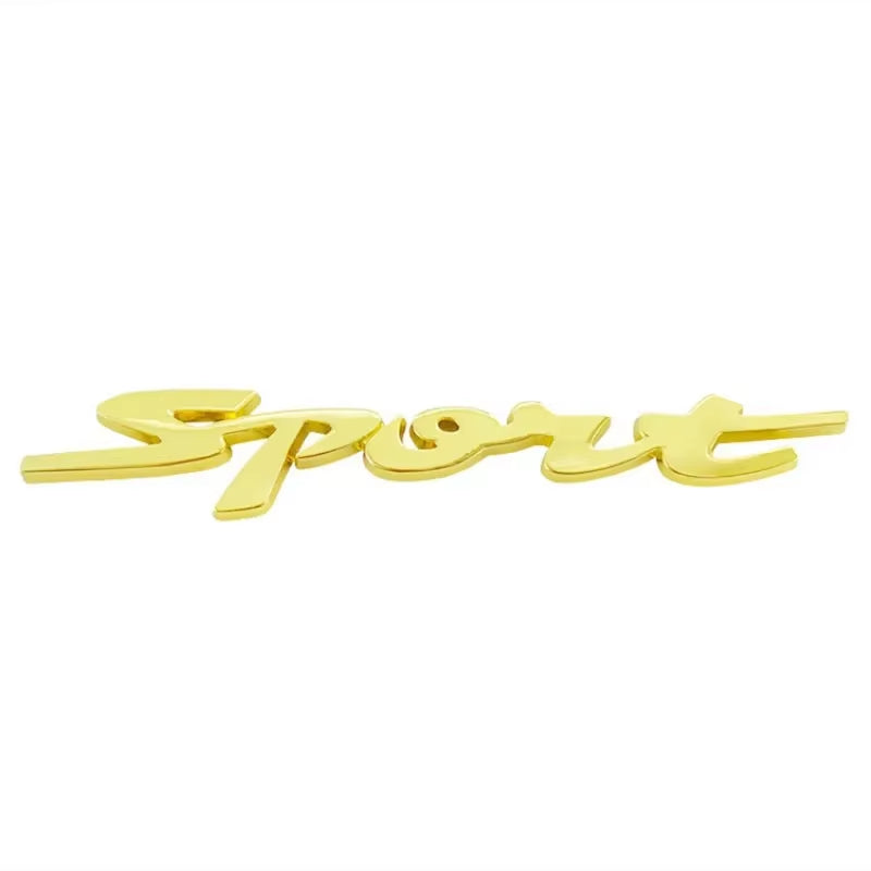 3D Metal Chrome Black Red Sport Logo Letters Car Emblem Badge Decal for Suzuki Swift ZC31 ZC32 ZC33S Sport Sticker Accessories