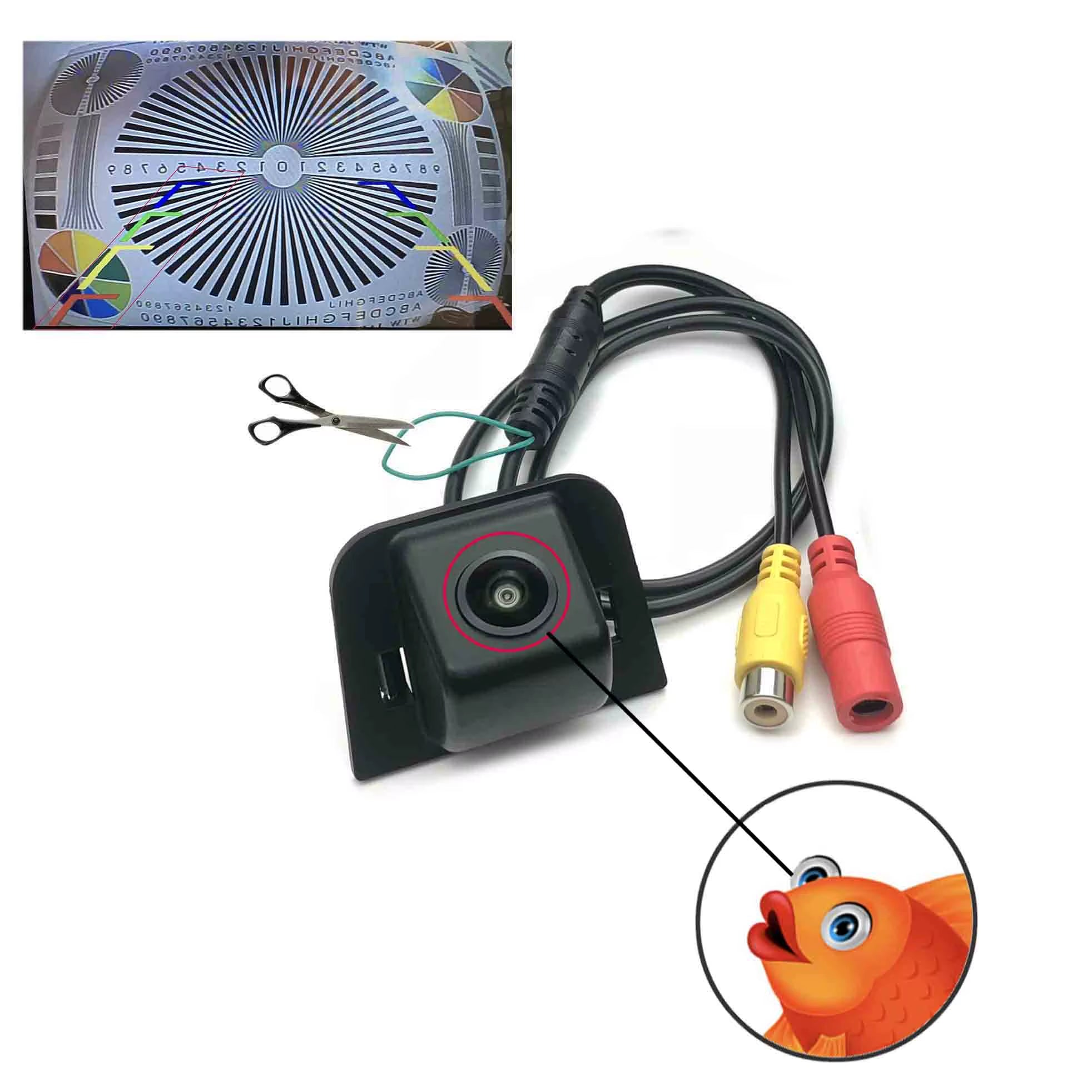 for Suzuki Swift A2L 2018 ~2025 Fish Eye Rear View Camera/Adapter Cable/ CCD Night Vision Reversing Backup Parking Camera