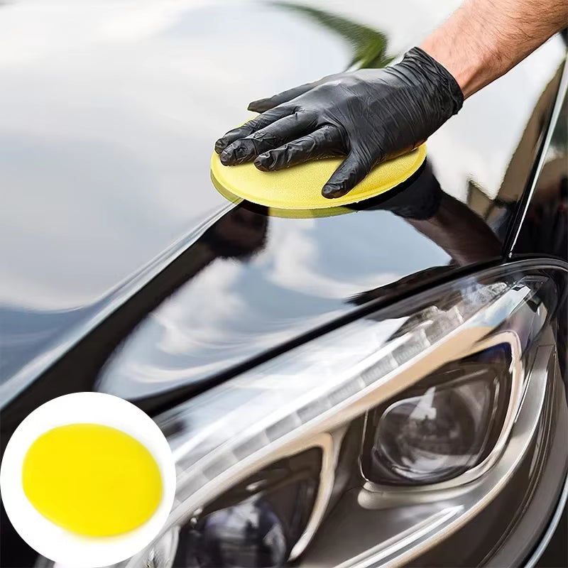 10X1.5Cm Car Detailing Waxing Polish Sponges Foam Applicator Curing and Polishing Sponge Car Detailing Cleaning Wash Maintenance