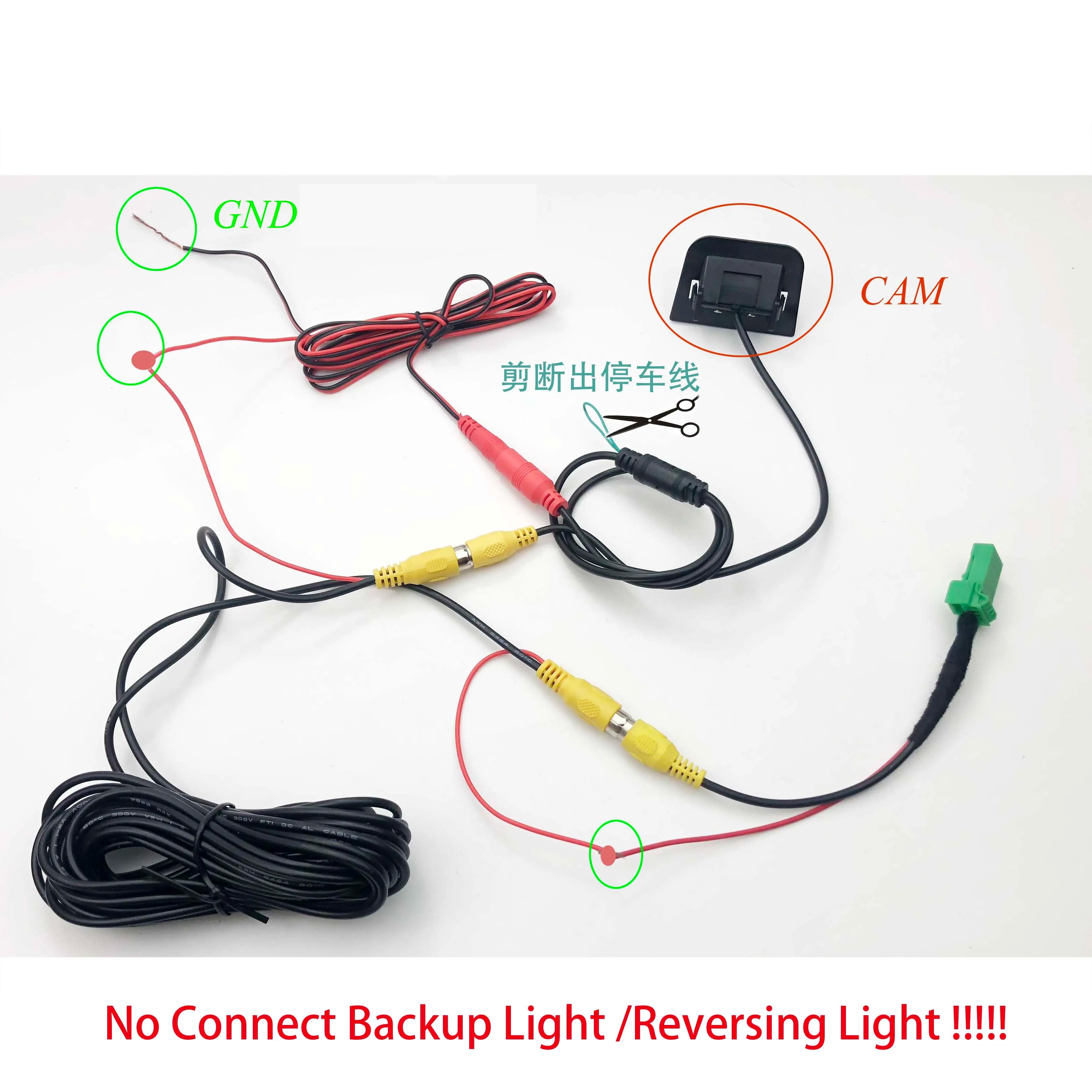 for Suzuki Swift A2L 2018 ~2025 Fish Eye Rear View Camera/Adapter Cable/ CCD Night Vision Reversing Backup Parking Camera