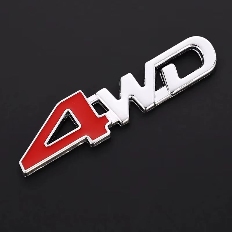 2024 1X 4WD Metal Sticker 3D Chrome Emblem Badge Decal Car Styling for Ford Everest Ranger 2015-2019 at Parts Gas Brake Pedal Pr