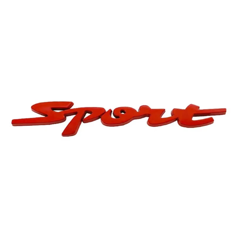 3D Metal Chrome Black Red Sport Logo Letters Car Emblem Badge Decal for Suzuki Swift ZC31 ZC32 ZC33S Sport Sticker Accessories