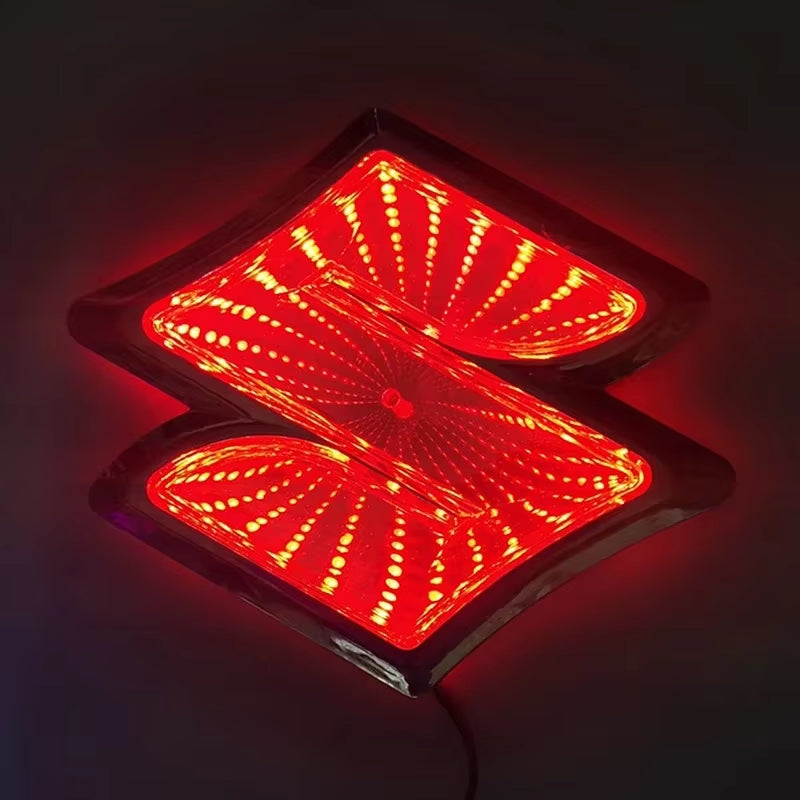 10.8 X 9.8Cm Car Rear Trunk Emblem Light Styling for Swift SX4 Vitara Jimny Samurai Alto Ignis Grand Vitara Badge Sticker