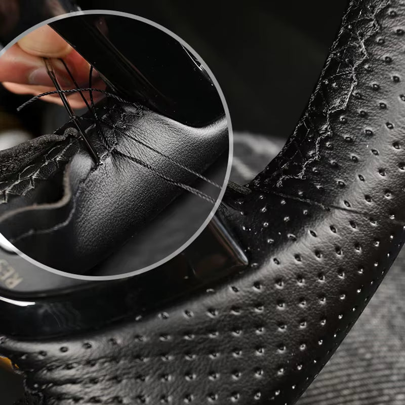 Car Steering Wheel Cover Artificial Leather for Suzuki SX4 Alto Old Swift Opel Agila Steering-Wheel Cover Wrap Car Accessories