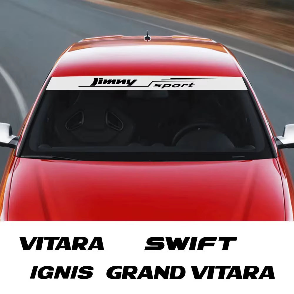 Car Front Windshield Stickers Exterior Accessories for Suzuki Jimny Swift Vitara Ignis Grand Vitara Alto Baleno Sx4 Samurai