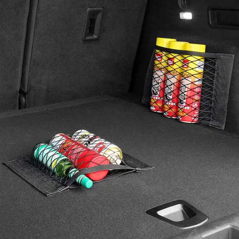 Car Trunk Box Storage Bag Net Sticker for Suzuki Accessories Swift Grand Vitara Vitara Spoiler Alto Liana Splash Reno Samurai