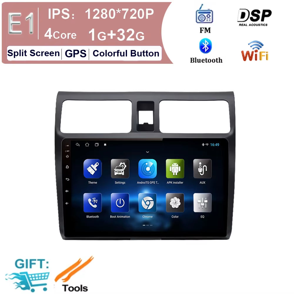 Android OS for Suzuki Swift 2003 2005 2006 2007 - 2010 Car Video Multimedia Player Autoradio DSP Stereo GPS Navigation Bluetooth