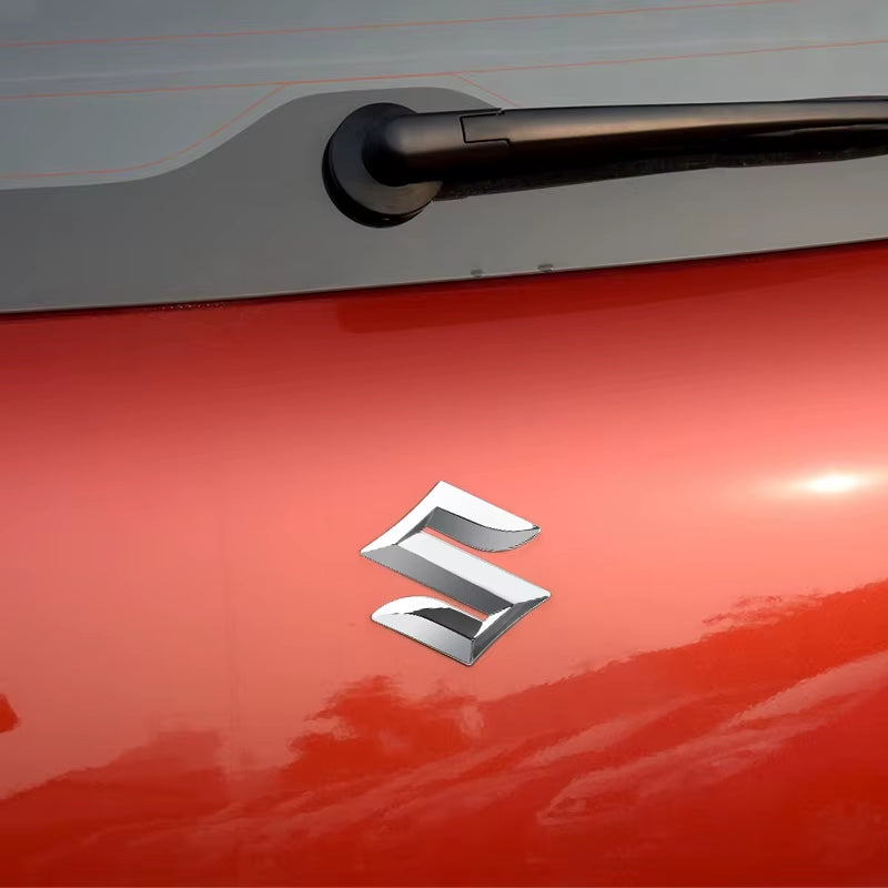 Car Hood Front and Rear Tail Mark ABS Front Grille Logo Rear Compartment Badge Sticker for  Swift ALTO Accessories