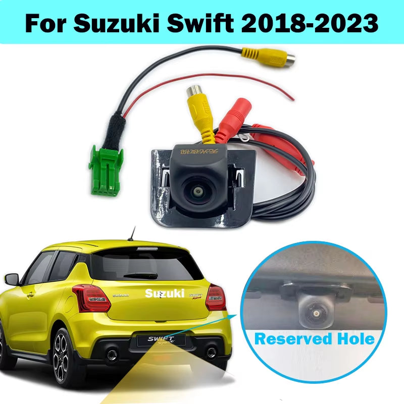 Rear Reverse Backup Camera for Suzuki Swift 2023 2022 2021 2020 2019 2018 HD Night Vision Plug and Play
