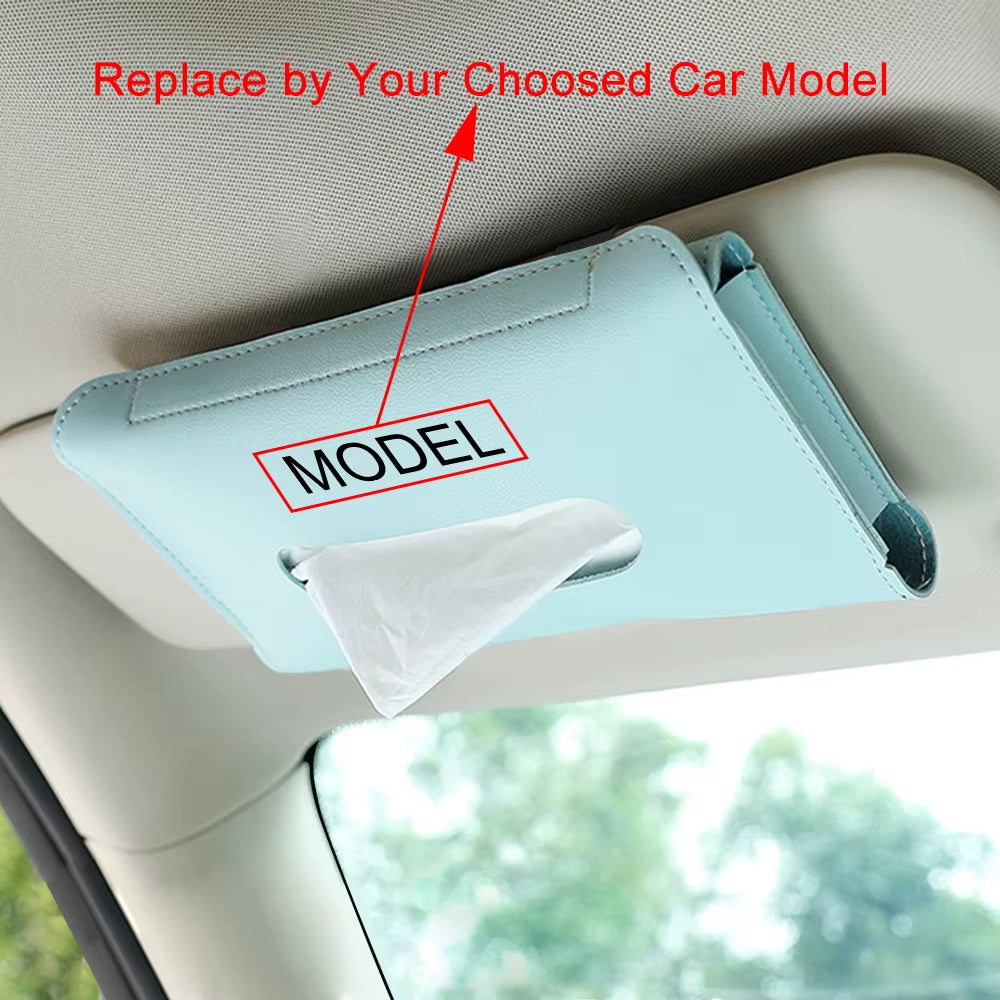 Car Visor Tissue Bag for Suzuki Jimny Swift Grand Vitara Ignis Alto Baleno SX4 Samurai S-Cross Celerio Ertiga Car Accessories