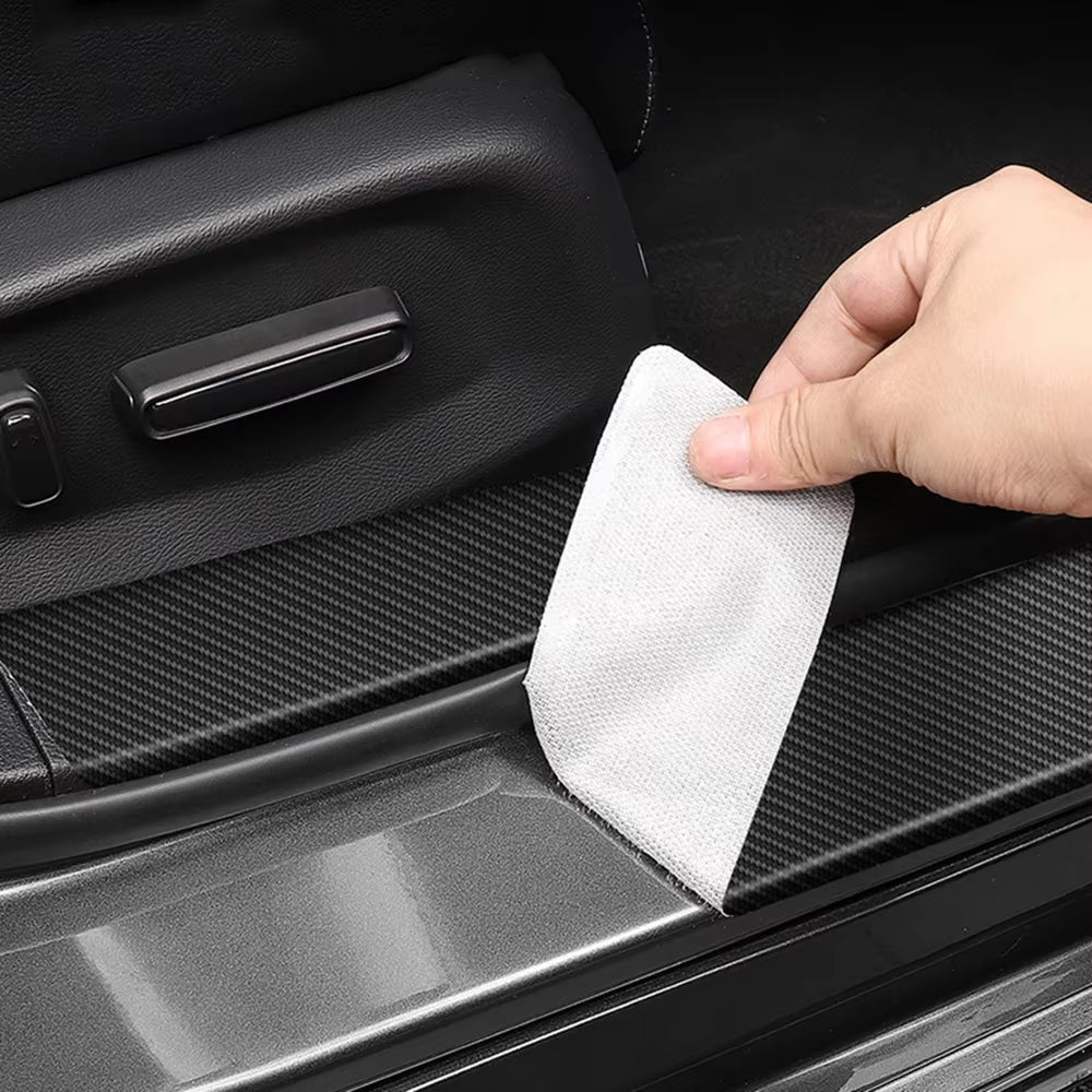 Car Door Sill Carbon Fiber Sticker Threshold Side anti Scratch Waterproof Decal for Suzuki Swift