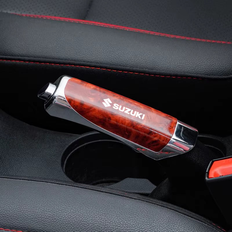 Car Hand Brake Cover Handbrake Grips Protection Cover Carbon Fiber for  SX4 SWIFT Alto Liane Grand Vitara Jimny S-Cross