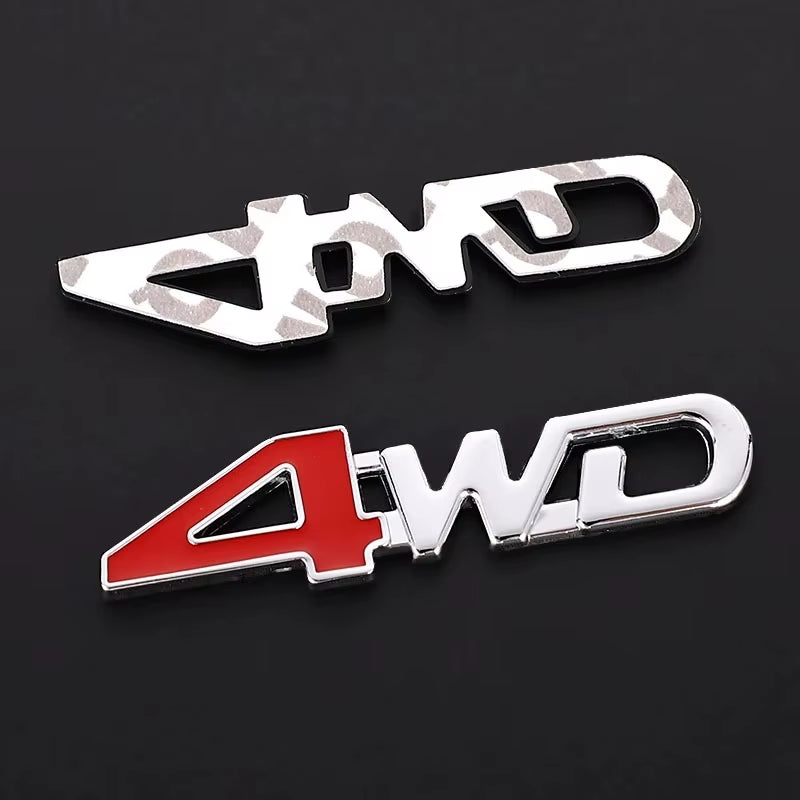 2024 1X 4WD Metal Sticker 3D Chrome Emblem Badge Decal Car Styling for Ford Everest Ranger 2015-2019 at Parts Gas Brake Pedal Pr