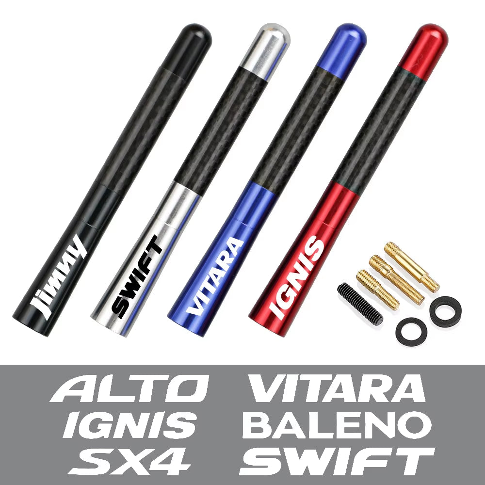 12Cm Car Aerial Antenna for Suzuki Jimny Swift Grand Vitara Ignis Alto Baleno SX4 Samurai S-Cross Celerio Ertiga Ciaz Equator