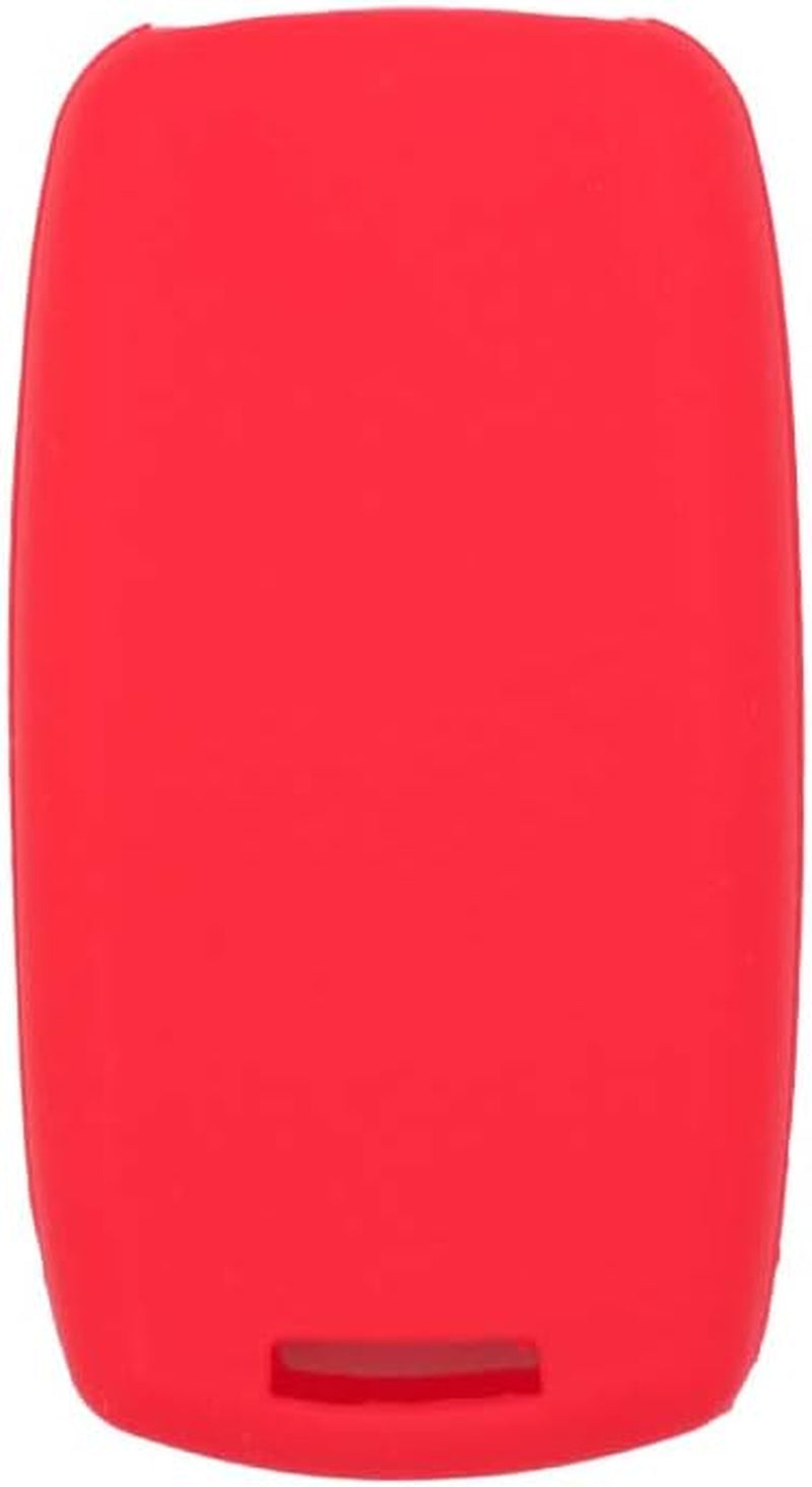 Silicone Cover Protector Case Holder Skin Jacket Compatible with SUZUKI 2 Button Smart Remote Key Fob CV4544 Red